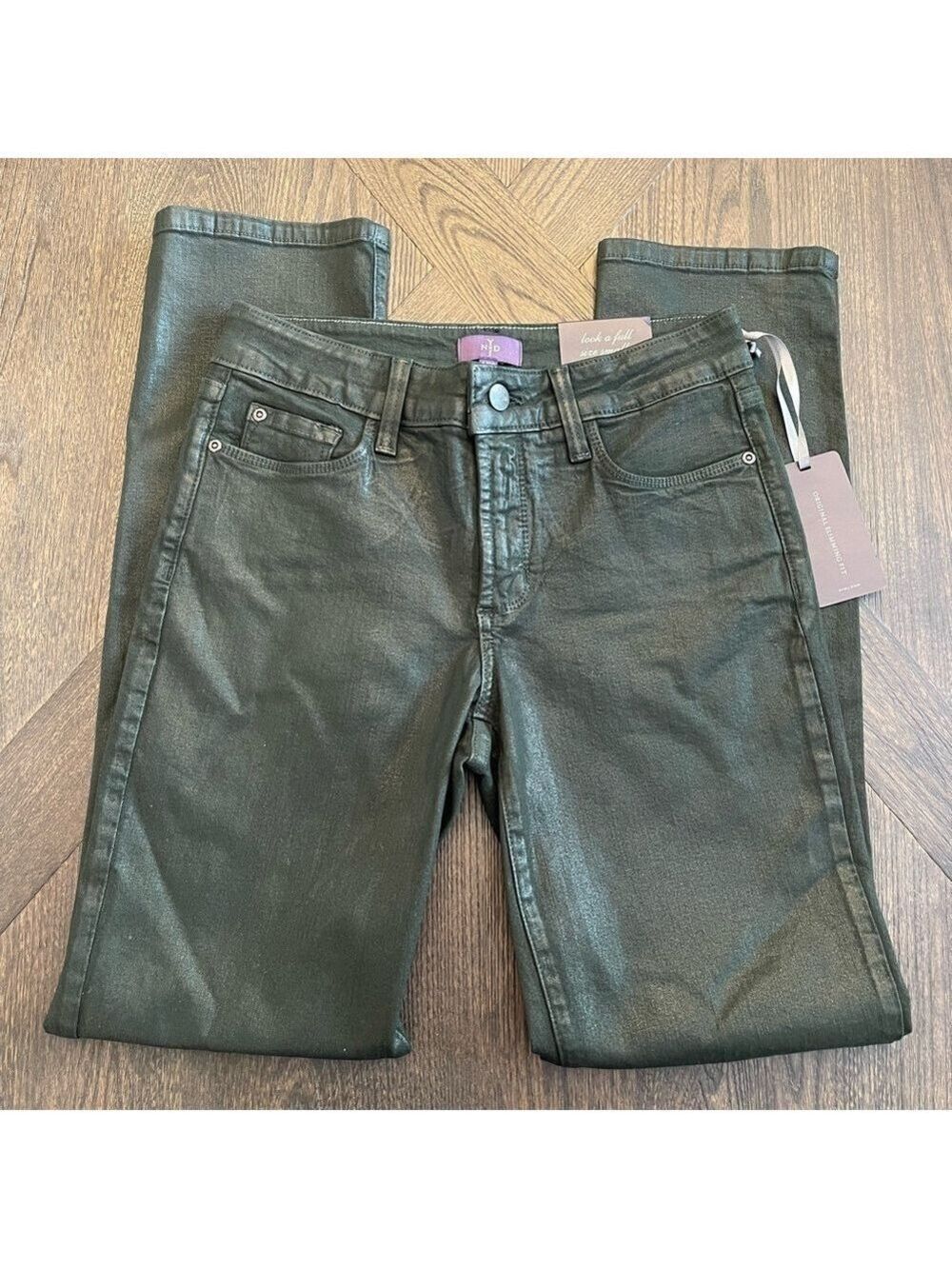 NYDJ Gray Skinny Jeans Size 4